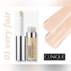 CLINIQUE All About Shadow Primer For Eyes *01 VERY FAIR* / 0.15 oz / New In Box